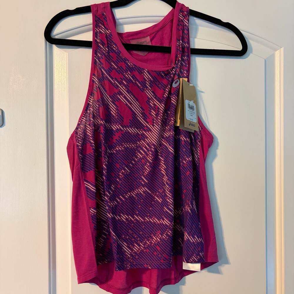 ASICS Sakura AOP Tank Top Size Medium
